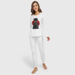 Женская пижама с лонгсливом хлопок Nogarami Ято - фото 2