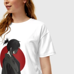 Женская футболка хлопок Oversize Nogarami Ято - фото 2