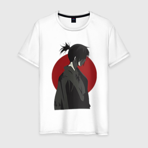 Мужская футболка из хлопка с принтом Nogarami Ято, вид спереди №1