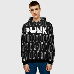 Мужская толстовка 3D Punk pins - фото 2