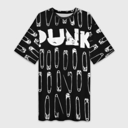 Платье-футболка 3D Punk pins