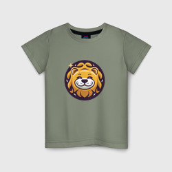 Львенок мимимишный – Детская футболка хлопок с принтом купить со скидкой в -20%