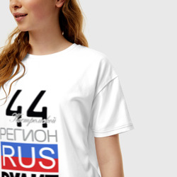 Женская футболка хлопок Oversize 44 - Костромская область - фото 2