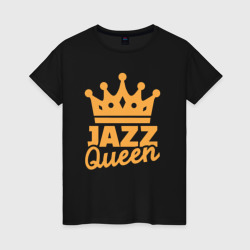 Королева джаза – Женская футболка хлопок с принтом купить со скидкой в -20%