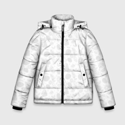 Белый паттерн лимонов – Зимняя куртка для мальчиков 3D с принтом купить