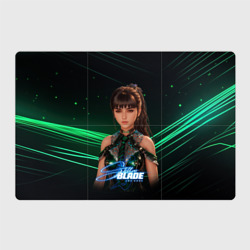 Stellar Blade зеленые лучи – Магнитный плакат 3Х2 с принтом купить