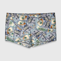 Банкноты сто долларов – Мужские купальные плавки 3D с принтом купить со скидкой в -11%