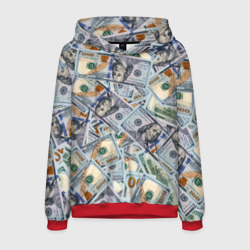 Банкноты сто долларов – Мужская толстовка 3D с принтом купить со скидкой в -32%