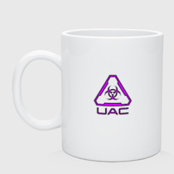 Кружка керамическая UAC фиолетовый