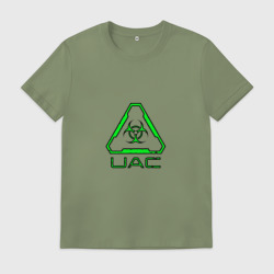 Мужская футболка хлопок UAC зелёный