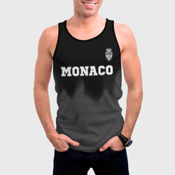 Мужская майка 3D Monaco sport на темном фоне посередине - фото 2