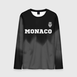 Мужской лонгслив 3D Monaco sport на темном фоне посередине