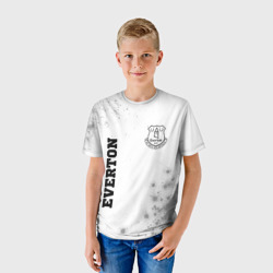 Детская футболка 3D Everton sport на светлом фоне вертикально - фото 2