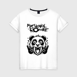 Женская футболка хлопок My Chemical Romance - rock panda