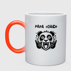 Кружка хамелеон Papa Roach - rock panda