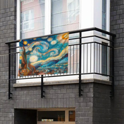 Флаг-баннер Абстракция в стиле Ван Гога - фото 2