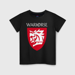 Детская футболка хлопок Warhorse logo