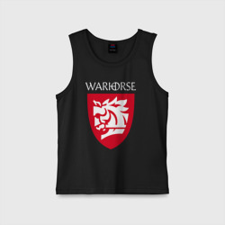 Детская майка хлопок Warhorse logo