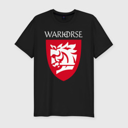 Мужская футболка хлопок Slim Warhorse logo
