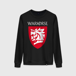 Женский свитшот хлопок Warhorse logo