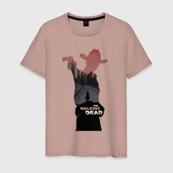 Ходячие мертвецы Рик Граймс – Мужская футболка хлопок с принтом купить со скидкой в -20%