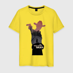 Ходячие мертвецы Рик Граймс – Мужская футболка хлопок с принтом купить со скидкой в -20%
