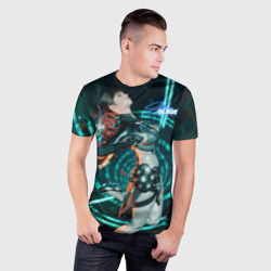 Мужская футболка 3D Slim Stellar Blade fantasy style - фото 2