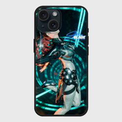 Чехол силиконовый для Apple iPhone 15 матовый Stellar Blade fantasy style