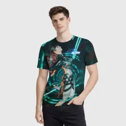 Мужская футболка 3D Stellar Blade fantasy style - фото 2