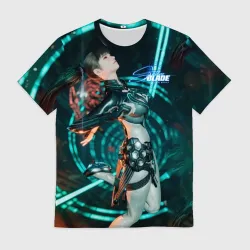 Мужская футболка 3D Stellar Blade fantasy style