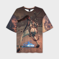 Eve  Stellar Blade – Мужская футболка oversize 3D с принтом купить со скидкой в -50%