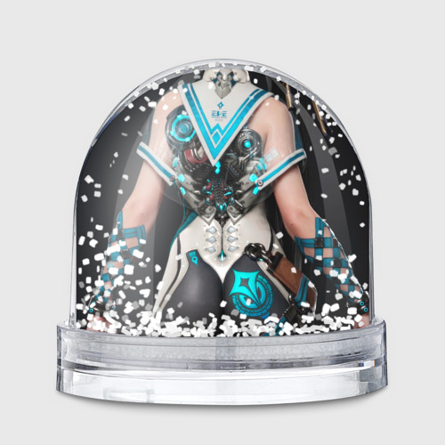 Игрушка Снежный шар с принтом Stellar Blade    Eve, вид спереди №1