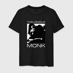 Jazz legend Thelonious Monk – Мужская футболка хлопок с принтом купить со скидкой в -20%