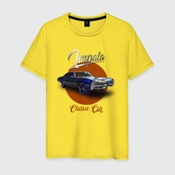 Американская автоклассика Chevrolet Impala – Мужская футболка хлопок с принтом купить со скидкой в -20%