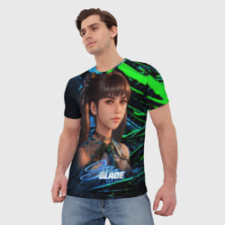Мужская футболка 3D Stellar Blade    Ева - фото 2