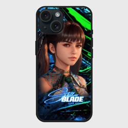 Чехол силиконовый для Apple iPhone 15 матовый Stellar Blade    Ева