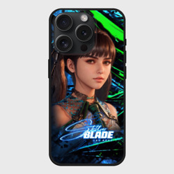 Чехол силиконовый для Apple iPhone 15 Pro матовый Stellar Blade    Ева