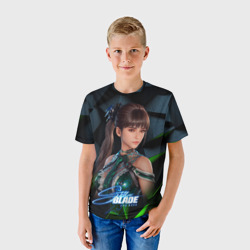 Детская футболка 3D Stellar Blade портрет Ева - фото 2