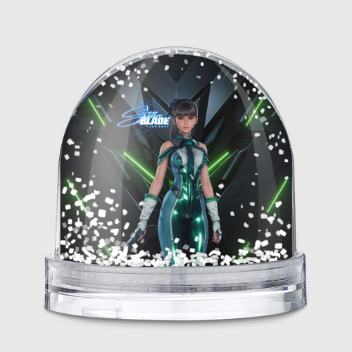 Игрушка Снежный шар с принтом Stellar  Blade Eve в полный рост, вид спереди №1