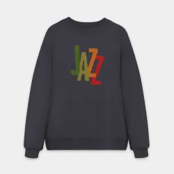 Мужской свитшот oversize без начеса хлопок Jazz retro in color
