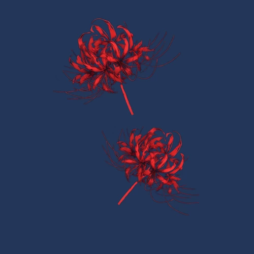 Мужской свитшот хлопок с принтом Токийский гуль Паучья лилия, фото на моделе #1