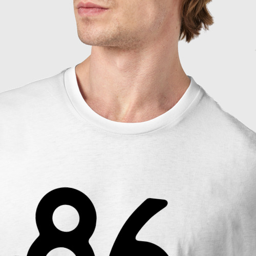 Мужская футболка хлопок с принтом 86 - Ханты-Мансийский автономный округ, фото #4