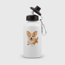 Весёлая собака корги – Бутылка спортивная с принтом купить со скидкой в -15%