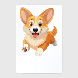 Весёлая собака корги – Магнитный плакат 2Х3 с принтом купить