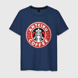 Токийский гуль кофе – Мужская футболка хлопок с принтом купить со скидкой в -20%