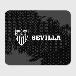 Прямоугольный коврик для мышки Sevilla sport на темном фоне по-горизонтали