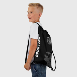 Рюкзак-мешок 3D Sporting sport на темном фоне вертикально - фото 2