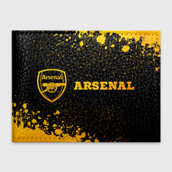 Arsenal - gold gradient по-горизонтали – Обложка для студенческого билета с принтом купить со скидкой в -20%