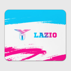 Прямоугольный коврик для мышки Lazio neon gradient style по-горизонтали