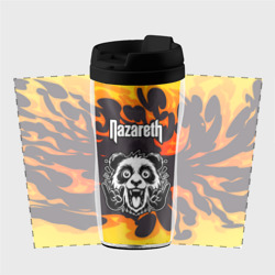 Термокружка-непроливайка Nazareth рок панда и огонь - фото 2
